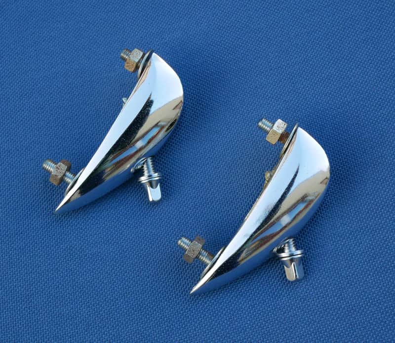 Pack Of 2 Sonor Teardrop Bass Drum Spurs Brackets image 1