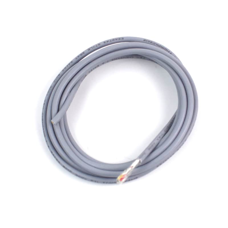 3-Conductor Shielded Guitar Circuit Wire hookup wire 6-Foot 24 AWG ,Gray Bild 1