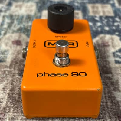 1981 MXR Phase 90 Vintage Block Logo Phaser Guitar Effect Pedal W/ LED & Power Jack! image 2