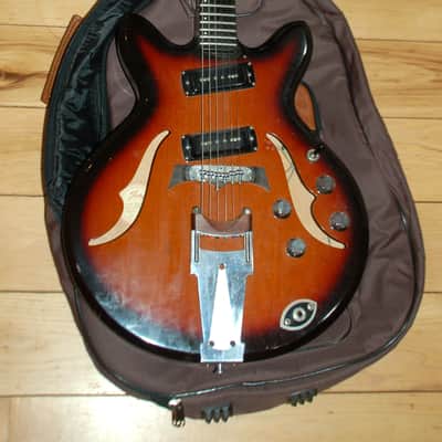 Fury Concord  L-S Jazz Series Thinline Electric Guitar 1974 image 17