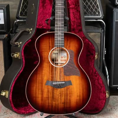 Taylor Catch Custom #44 C24e Grand Auditorium Baritone-8 8-String Acoustic/Electric Guitar - Figured Blackwood with Hardshell Case image 21