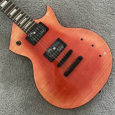 Xavier Transparent Red Single Cut Electric Guitar, Mahogany Body, Maple Neck, Rosewood Fingerboard image 1