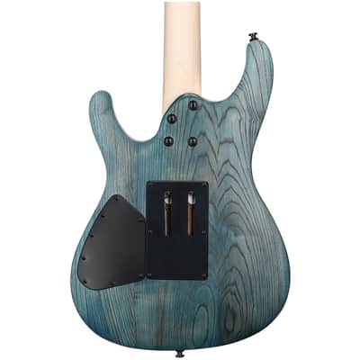 Ibanez S520AH Electric Guitar, Cosmic Blue Stained Flat image 5