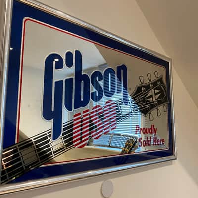Gibson Dealersign 1970-1980 Mirror finish Rare, Unique image 3