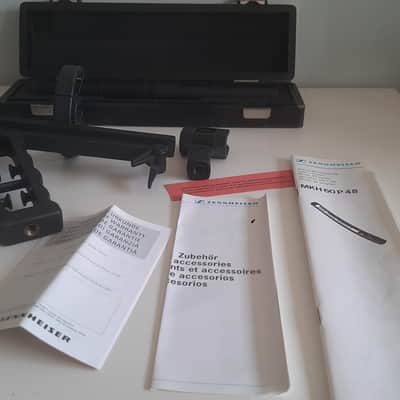 Sennheiser MKH 60 P48 Short Shotgun Microphone 1991 - Present - Black image 2