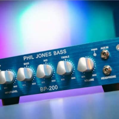 Phil Jones BP-200 200-Watt Compact Bass Amp Head; A bass amp that will fit in your gig bag! The Phil Jones BP-200 amplifier offers 200 watts RMS of power while weighing only 2.5lbs. image 12