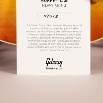 Gibson 1960 Les Paul Standard Reissue 2024 - Murphy Lab Heavy Aged Tangerine Burst image 14