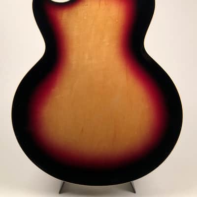 1959 National Bel-Aire 1198 Archtop Electric in Sunburst with Hardshell Case image 6