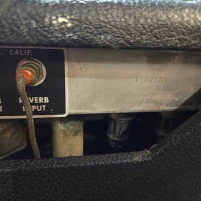 Fender Super Reverb 2-Channel 40-Watt 4x10" Guitar Combo 1963 - 1967 - Black Panel - Local Pickup Only image 3