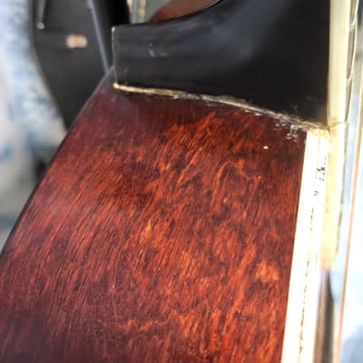 Vintage RARE 1970 Harmony H159 Dreadnought Birch Natural Neck Reset New Strings Pro Setup Original Soft Shell Case image 8