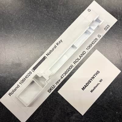 ORIGINAL Roland Replacement G Key (106H029) for Juno-6/60/106, Jupiter-6/8, HS-60, SH-101, VK-09, JX-3P, HS-10/Juno-1, System 100m 184, etc image 2