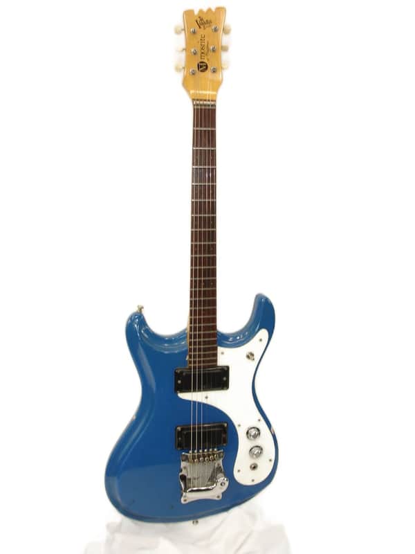 Vintage Mosrite "The Ventures 2" Electric Guitar, Ink Blue image 1