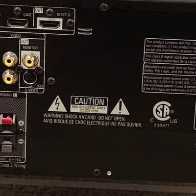Denon Denon AVR-1312 5.1 home theater receiver 90s - Black image 6