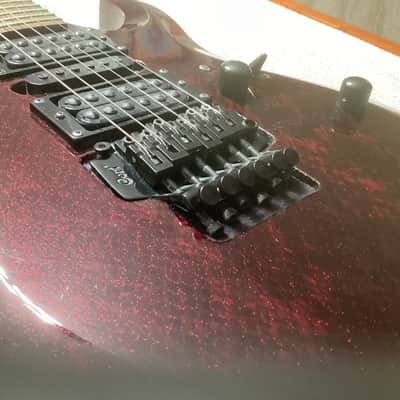 Cort X-6 VPR 90’s - Red/Crimson Snakeskin image 2
