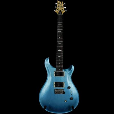 Paul Reed Smith CE 24-08 Swamp Ash Satin Limited Edition Electric Guitar - Frost Blue Metallic image 2