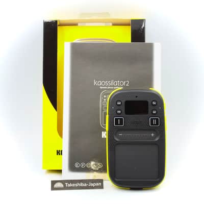 Korg KO2 Kaossilator 2 Yellow With Original Box Dynamic Phrase Synthesizer 000939
