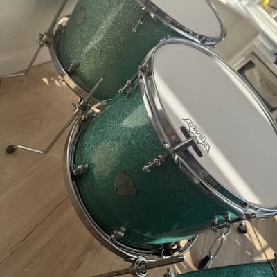 Truth Custom Drums custom drums used by Dan flint from you me at six 2015 - tourquise sparkle image 4
