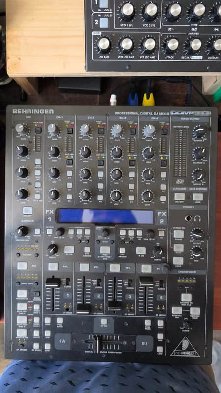 Behringer DDM4000 Professional 4-Channel Digital DJ Mixer with Sampler 2010s - Black image 1