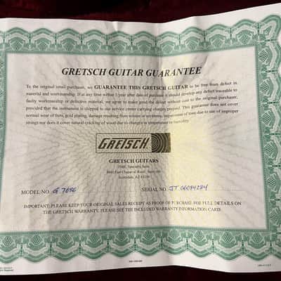 2006 Gretsch Chet Atkins Axe G7686 Rosewood Finish - Made in Japan image 23