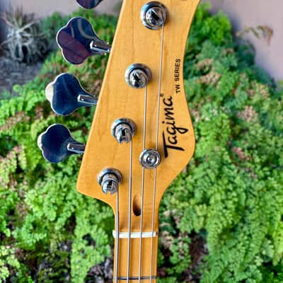 Tagima TW-73 Black Jazz  Bass w/ Hard Case + Extras image 8