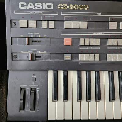 Casio CZ-3000 61-Key Synthesizer 1986 - Black image 2
