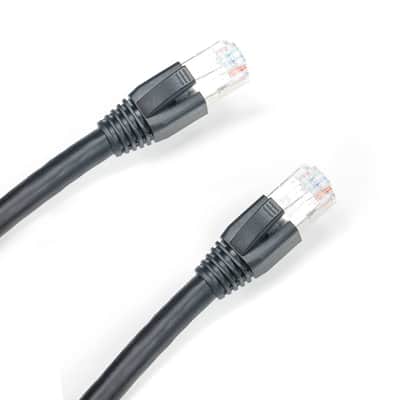 SUPERCAT6-S Ultra Rugged Shielded Tactical CAT6 - 15 ft / Booted RJ45 / Booted RJ45 image 5