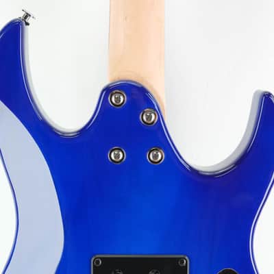 Ibanez GRX70QALTBB Left Handed Transparent Blue Burst image 6