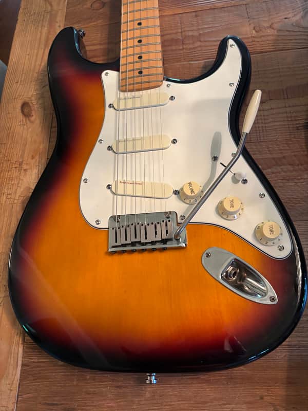 Fender Strat Plus Dx 50th Anniversary Lace Sensors TBX LSR Schallers 1996 - Brown Sunburst