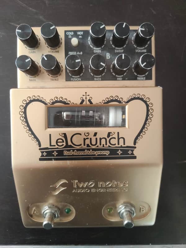 Two Notes Le Crunch Dual Channel Tube Preamp 2010s - Gold image 1
