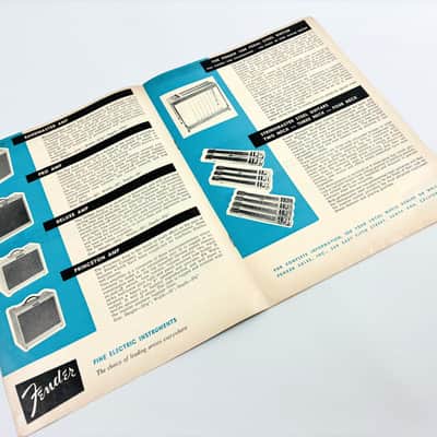 Fender Catalog – Fine Electric Instruments. Orignal. 1957 image 3