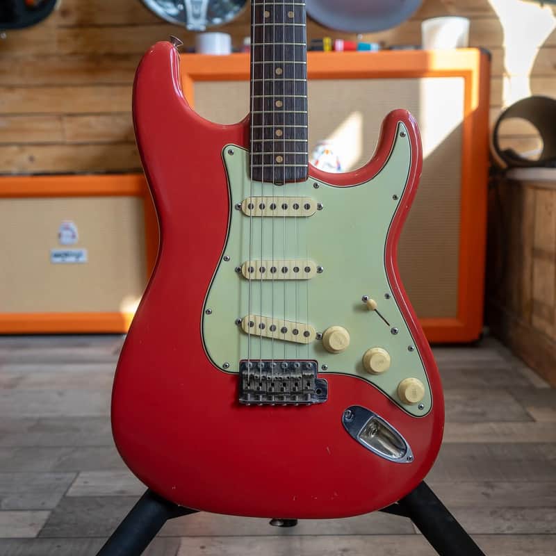 Fender Fender Stratocaster - Fiesta Red - (Pre-Owned) 1963 - Fiesta Red image 1