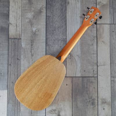 Pono MGTDP All Solid Mango 'Tenor' Pineapple Ukulele image 2