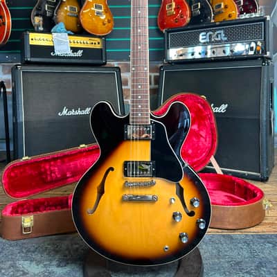 Gibson ES-335 Dot Vintage Burst 2023 Semi-Hollow Electric Guitar image 1