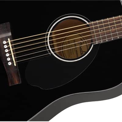 Fender CD-60S Dreadnought Walnut FB Black image 4