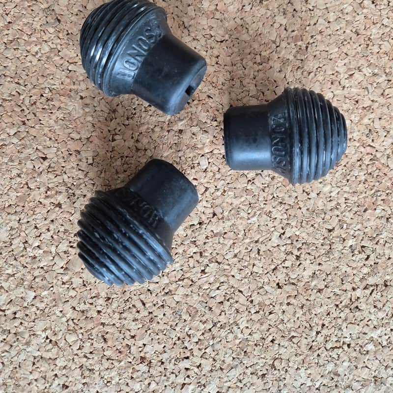 ~2000 Sonor NOS Rubber feet for Cymbal / Snare stands Black