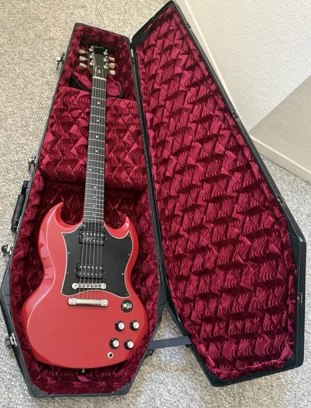 Early 1990’s Gibson Sg Special Ferrari Rad Electric Guitar Vintage Rare
