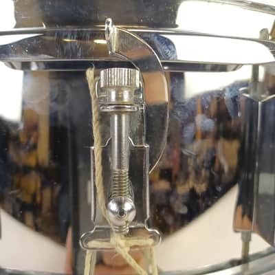 Premier 5x14"Snare Drum Chrome Steel Model 1005 8Lug England Everplay Vintage70s image 8