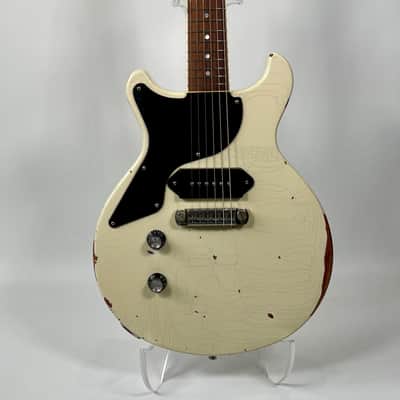 Jailbreak Guitars Tiger Left Handed, Vintage White Relic, Made in Italy (Demo Model) image 1