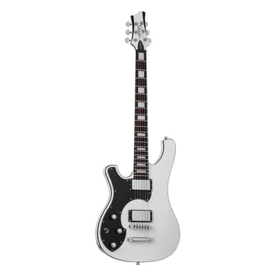 Schecter Stargazer-6 Left Handed Electric Guitar - Gloss White - Open Box image 2