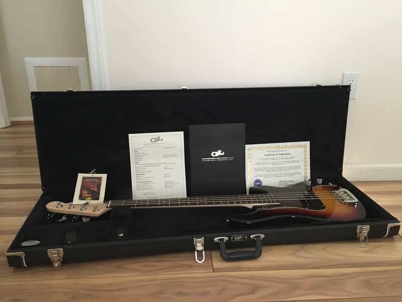 G&L LB-100 2014 Empress Sunburst & Original G&L Hard Case image 1