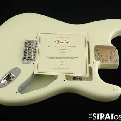 American Fender CLAPTON Strat BODY + HARDWARE USA Stratocaster Olympic White image 2
