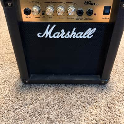 Marshall MG MG10CD 2-Channel 10-Watt 1x6.5" Solid State Guitar Combo 2004 - 2008 - Black image 1