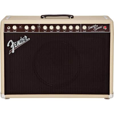 Fender Super-Sonic 22 22W 1x12 Tube Guitar Combo Amp Regular Blonde image 9