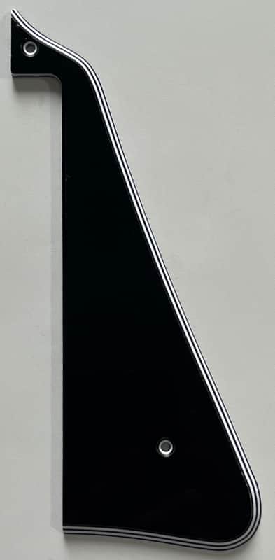 For Fit Gibson Les Paul LP 1978 3-Pickups Project Guitar Pickguard 5 Ply Black image 1