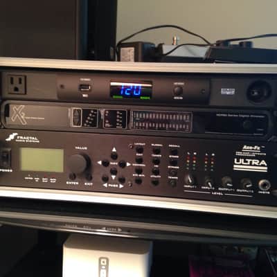 Fractal Audio Axe FX Ultra with Line 6 Wireless Unit/Transmitter and 4 RU Rack Case image 1