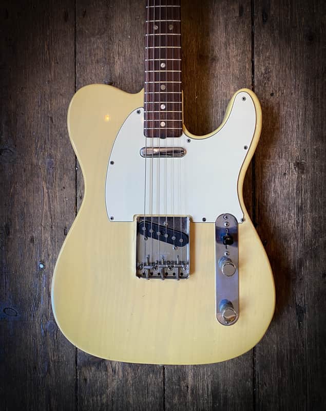 1973 Fender Telecaster in Blonde finish with rosewood neck & later hard shell case image 1