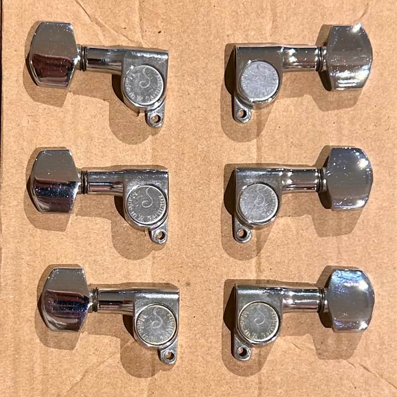 Schaller M6 Tuning Machines 1970s Chrome image 1