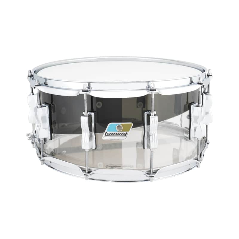 Ludwig Vistalite Reissue 50th Anniversary 6.5x14" Snare Drum image 5