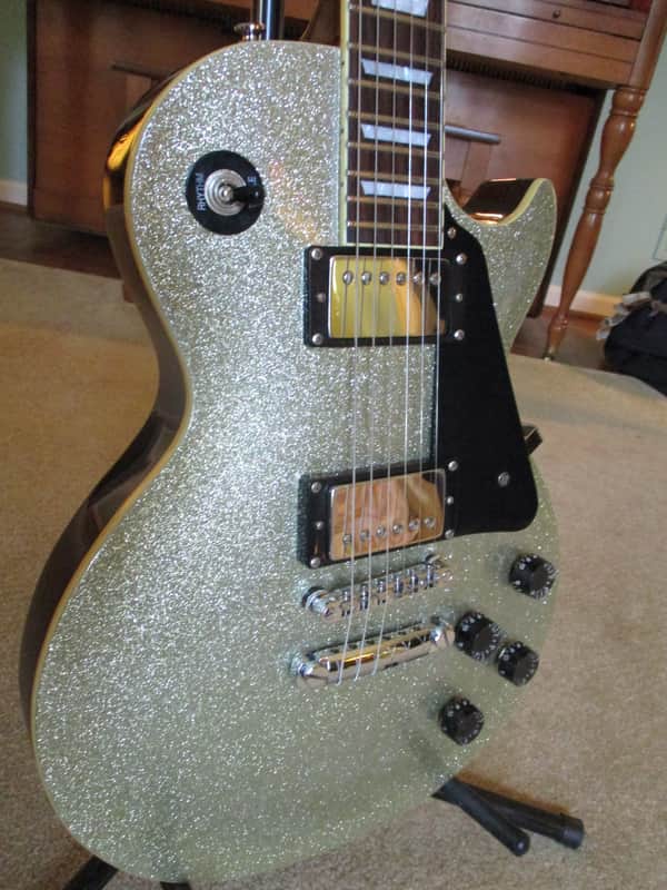 Epiphone Les Paul Standard Limited Edition 1999 Silver Sparkle