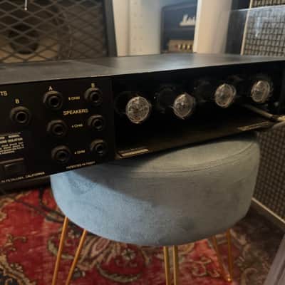 Mesa Boogie Fifty/Fifty 2-Channel 50-Watt Power Amplifer 1986 - 2010 - Black image 3